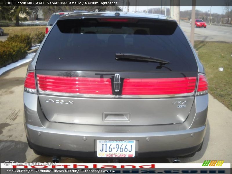 Vapor Silver Metallic / Medium Light Stone 2008 Lincoln MKX AWD