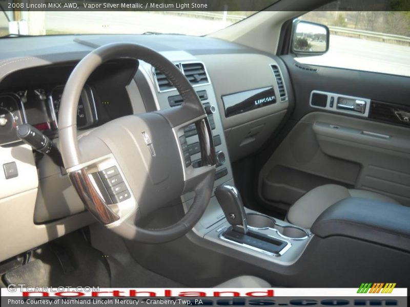 Vapor Silver Metallic / Medium Light Stone 2008 Lincoln MKX AWD