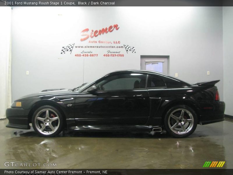 Black / Dark Charcoal 2001 Ford Mustang Roush Stage 1 Coupe