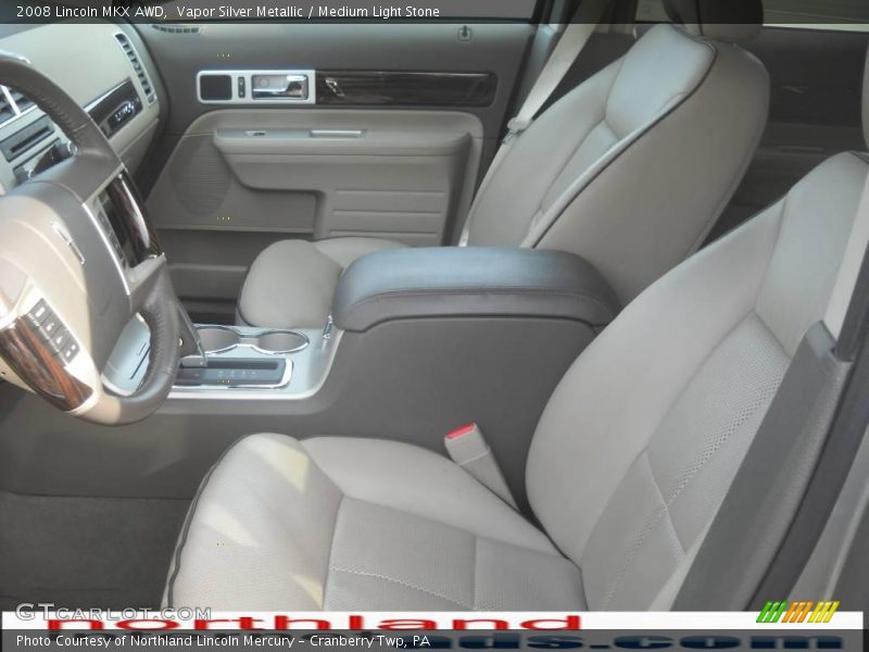 Vapor Silver Metallic / Medium Light Stone 2008 Lincoln MKX AWD