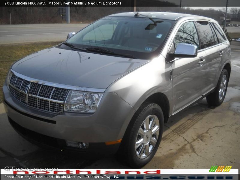 Vapor Silver Metallic / Medium Light Stone 2008 Lincoln MKX AWD
