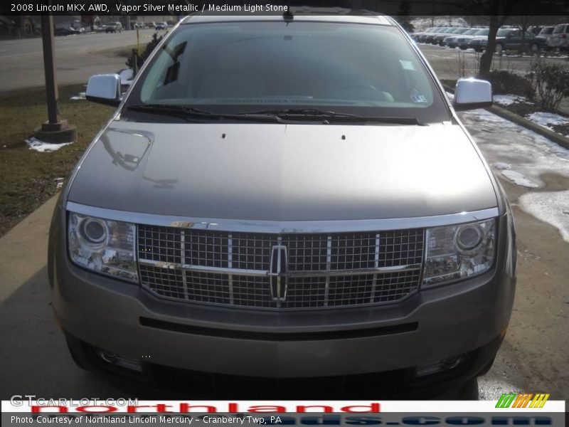 Vapor Silver Metallic / Medium Light Stone 2008 Lincoln MKX AWD