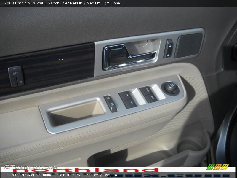 Vapor Silver Metallic / Medium Light Stone 2008 Lincoln MKX AWD