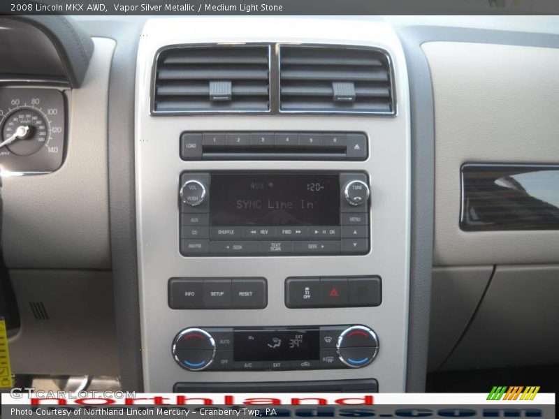 Vapor Silver Metallic / Medium Light Stone 2008 Lincoln MKX AWD