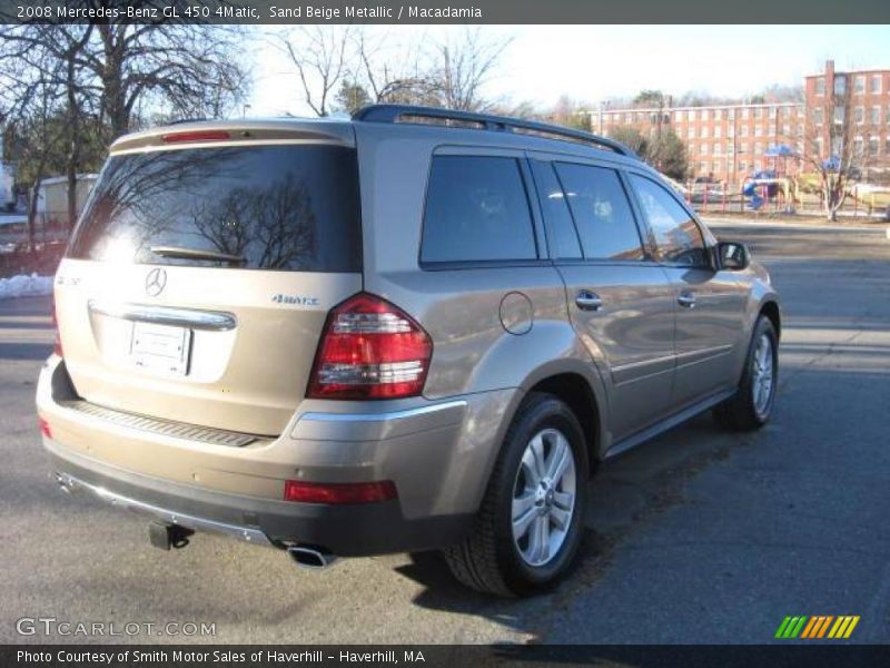 Sand Beige Metallic / Macadamia 2008 Mercedes-Benz GL 450 4Matic