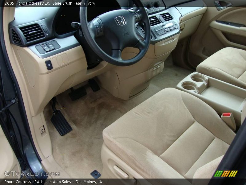 Sage Brush Pearl / Ivory 2005 Honda Odyssey EX