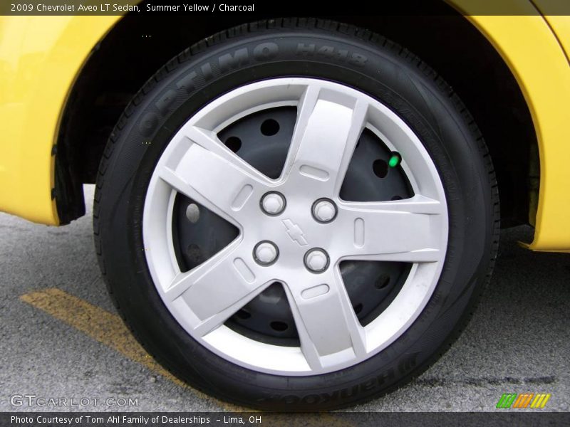 Summer Yellow / Charcoal 2009 Chevrolet Aveo LT Sedan