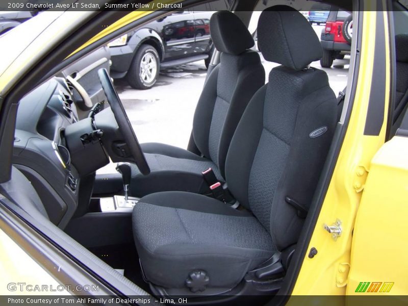 Summer Yellow / Charcoal 2009 Chevrolet Aveo LT Sedan