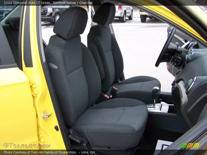 Summer Yellow / Charcoal 2009 Chevrolet Aveo LT Sedan