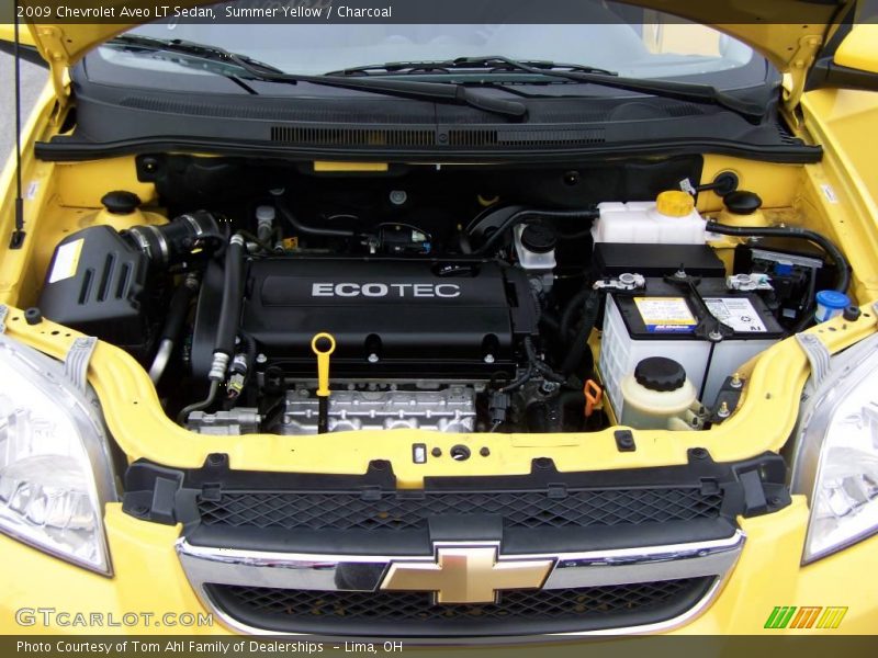 Summer Yellow / Charcoal 2009 Chevrolet Aveo LT Sedan