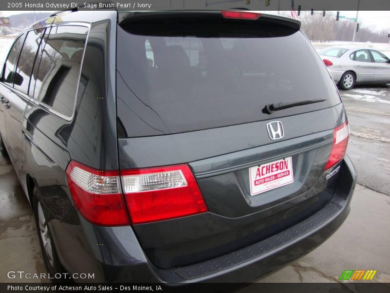 Sage Brush Pearl / Ivory 2005 Honda Odyssey EX