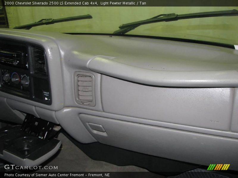Light Pewter Metallic / Tan 2000 Chevrolet Silverado 2500 LS Extended Cab 4x4