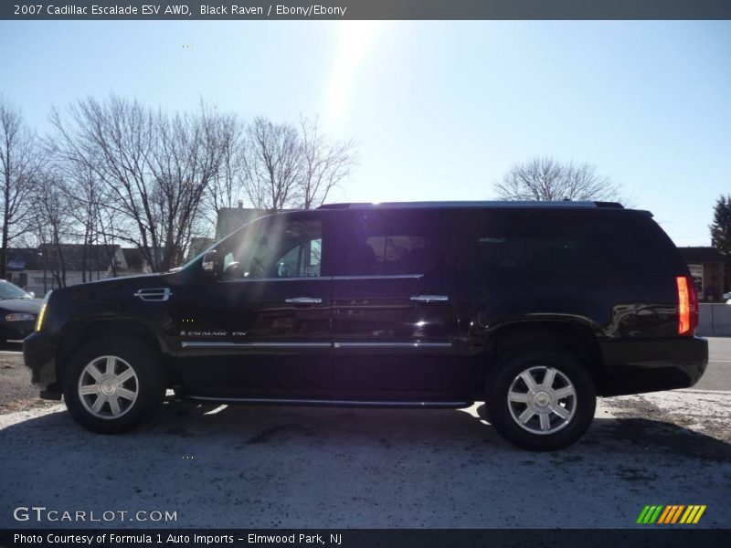 Black Raven / Ebony/Ebony 2007 Cadillac Escalade ESV AWD