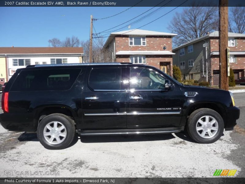 Black Raven / Ebony/Ebony 2007 Cadillac Escalade ESV AWD