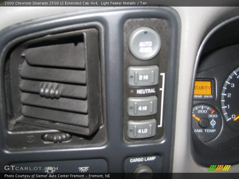 Light Pewter Metallic / Tan 2000 Chevrolet Silverado 2500 LS Extended Cab 4x4