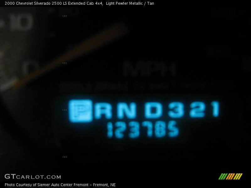 Light Pewter Metallic / Tan 2000 Chevrolet Silverado 2500 LS Extended Cab 4x4