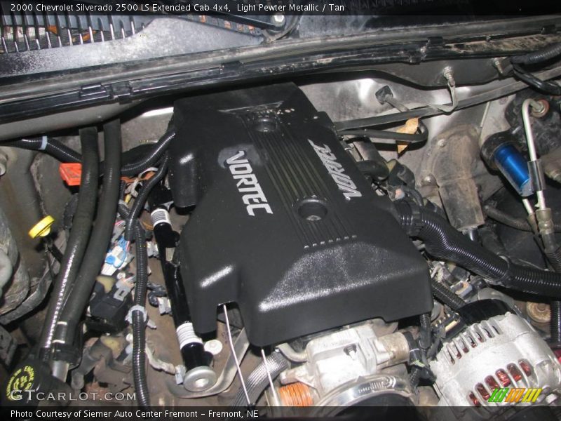 Light Pewter Metallic / Tan 2000 Chevrolet Silverado 2500 LS Extended Cab 4x4