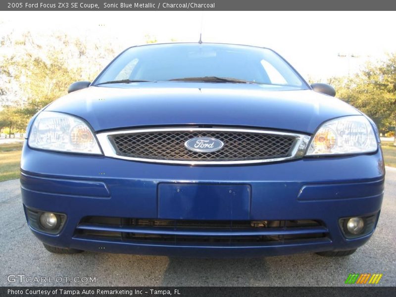 Sonic Blue Metallic / Charcoal/Charcoal 2005 Ford Focus ZX3 SE Coupe