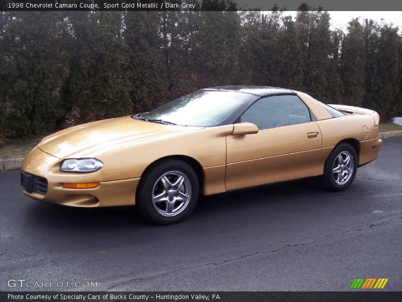 Sport Gold Metallic / Dark Grey 1998 Chevrolet Camaro Coupe