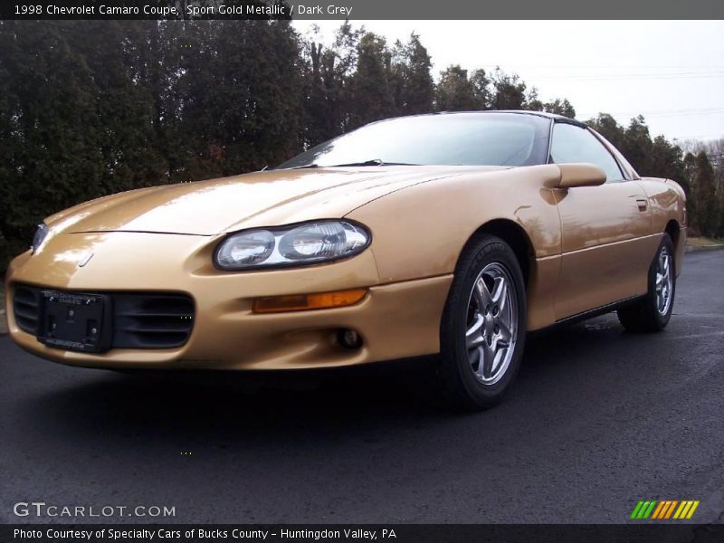Sport Gold Metallic / Dark Grey 1998 Chevrolet Camaro Coupe