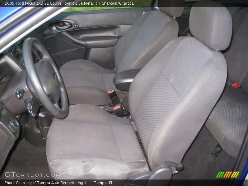 Sonic Blue Metallic / Charcoal/Charcoal 2005 Ford Focus ZX3 SE Coupe