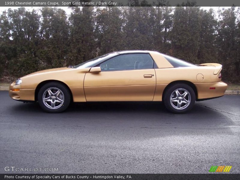 Sport Gold Metallic / Dark Grey 1998 Chevrolet Camaro Coupe