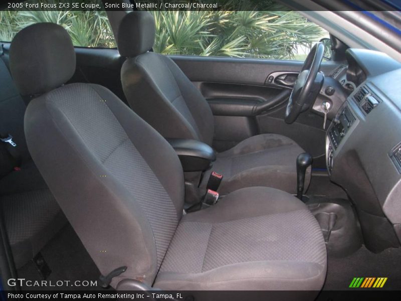 Sonic Blue Metallic / Charcoal/Charcoal 2005 Ford Focus ZX3 SE Coupe