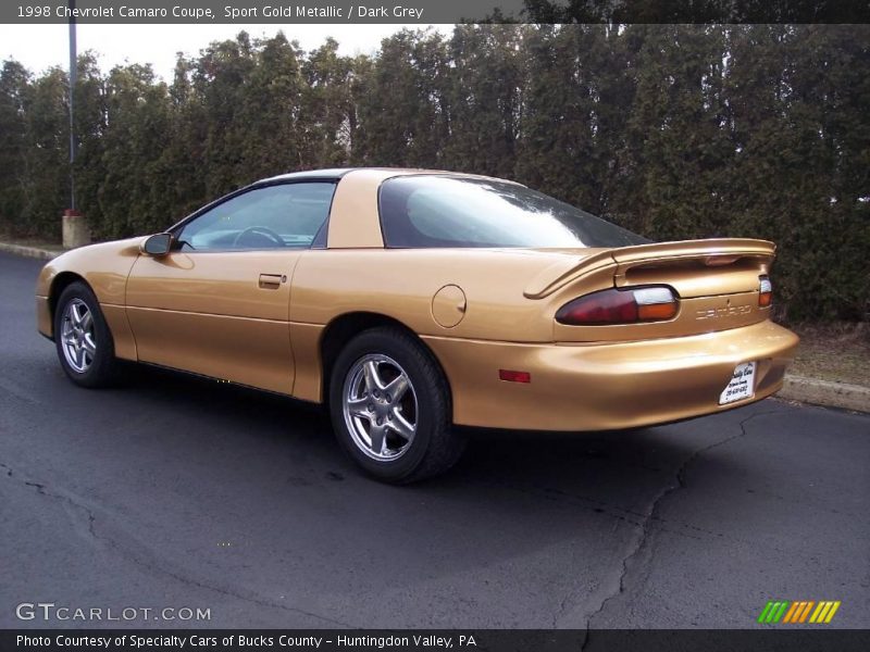 Sport Gold Metallic / Dark Grey 1998 Chevrolet Camaro Coupe