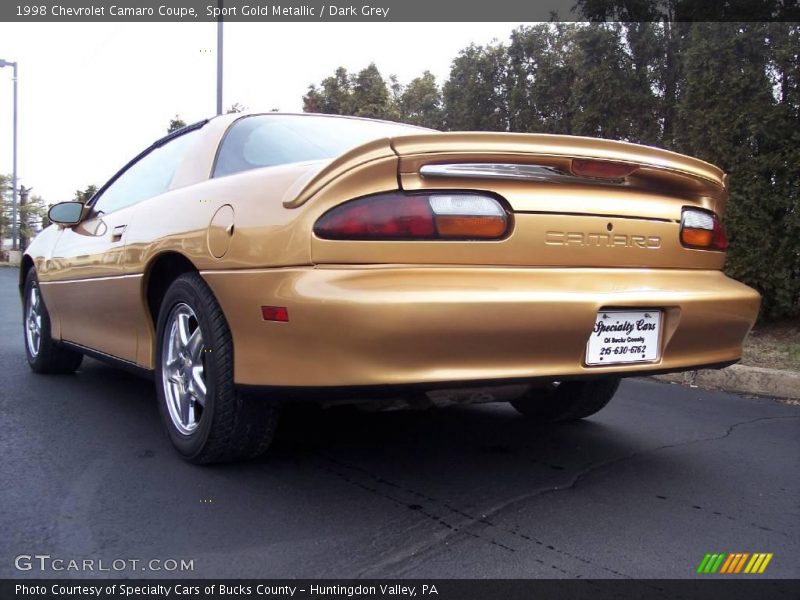 Sport Gold Metallic / Dark Grey 1998 Chevrolet Camaro Coupe