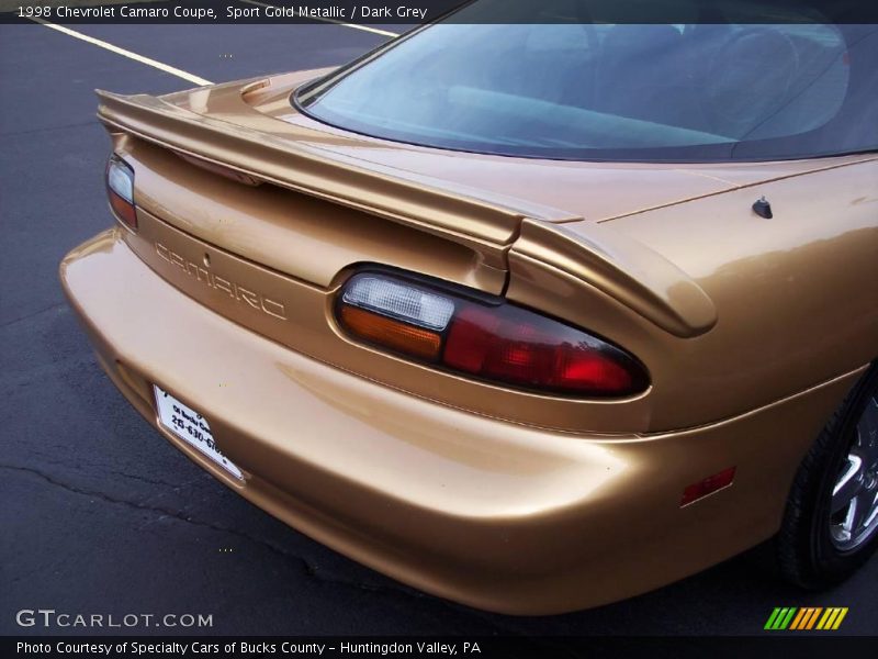 Sport Gold Metallic / Dark Grey 1998 Chevrolet Camaro Coupe