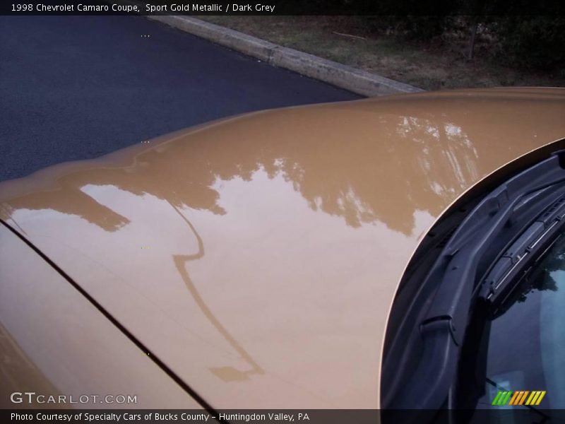 Sport Gold Metallic / Dark Grey 1998 Chevrolet Camaro Coupe