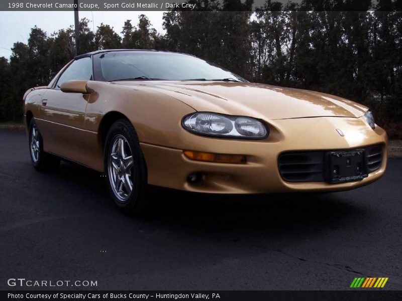 Sport Gold Metallic / Dark Grey 1998 Chevrolet Camaro Coupe