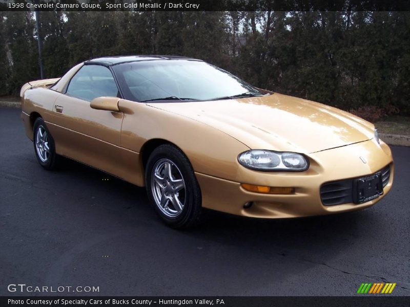 Sport Gold Metallic / Dark Grey 1998 Chevrolet Camaro Coupe
