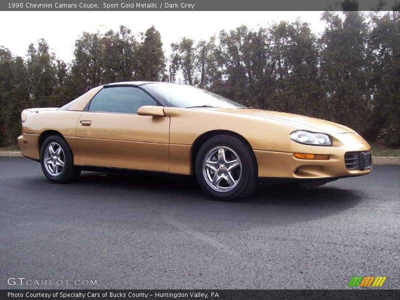 Sport Gold Metallic / Dark Grey 1998 Chevrolet Camaro Coupe