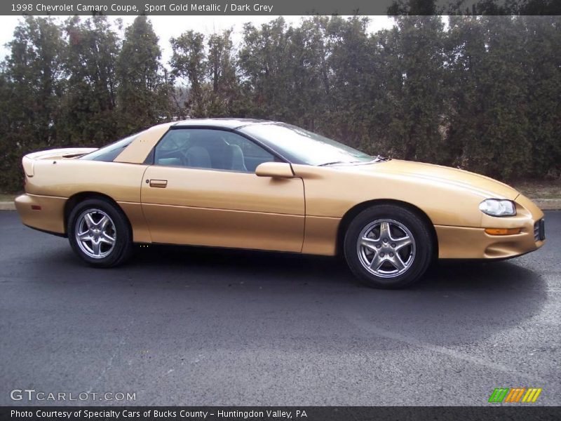 Sport Gold Metallic / Dark Grey 1998 Chevrolet Camaro Coupe