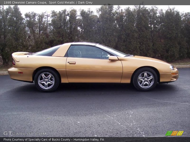 Sport Gold Metallic / Dark Grey 1998 Chevrolet Camaro Coupe