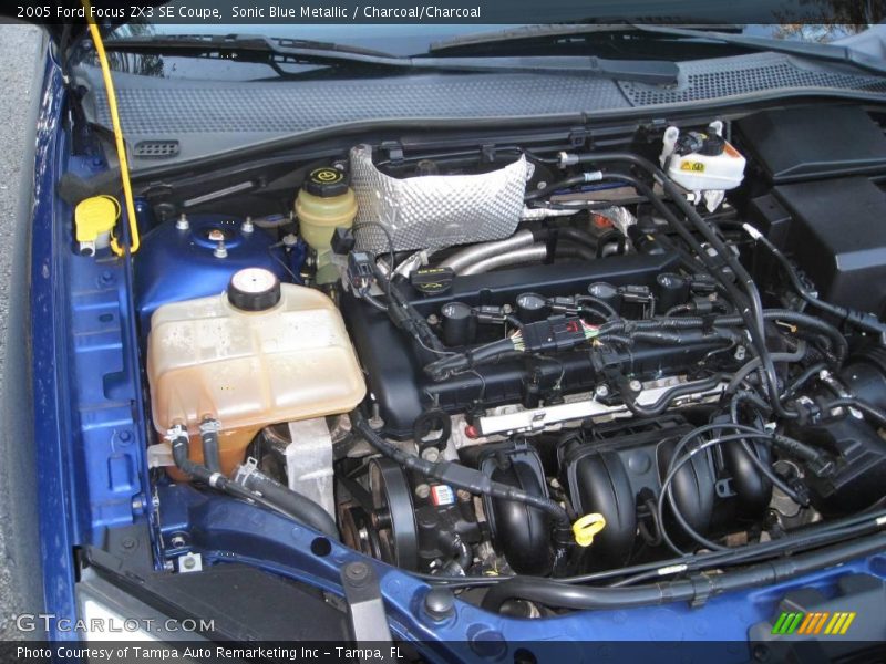 Sonic Blue Metallic / Charcoal/Charcoal 2005 Ford Focus ZX3 SE Coupe
