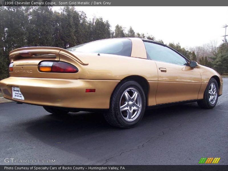 Sport Gold Metallic / Dark Grey 1998 Chevrolet Camaro Coupe