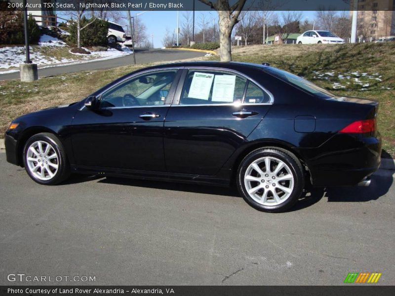 Nighthawk Black Pearl / Ebony Black 2006 Acura TSX Sedan