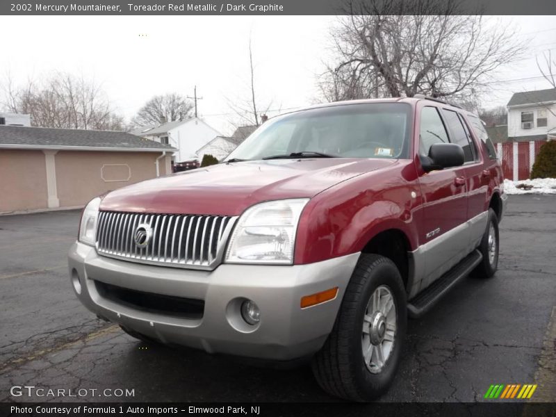 Toreador Red Metallic / Dark Graphite 2002 Mercury Mountaineer