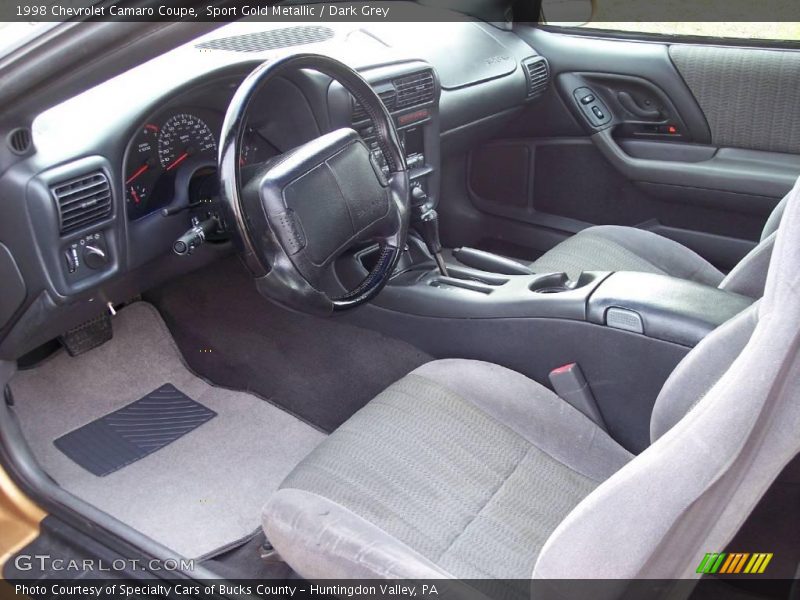 Sport Gold Metallic / Dark Grey 1998 Chevrolet Camaro Coupe