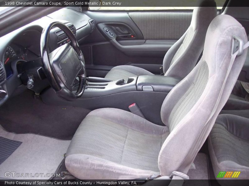 Sport Gold Metallic / Dark Grey 1998 Chevrolet Camaro Coupe