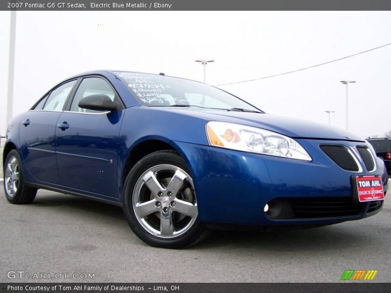 Electric Blue Metallic / Ebony 2007 Pontiac G6 GT Sedan