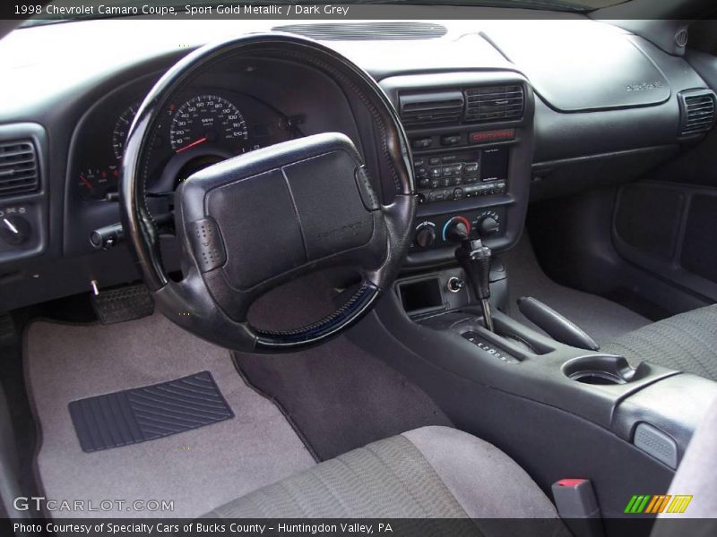 Sport Gold Metallic / Dark Grey 1998 Chevrolet Camaro Coupe