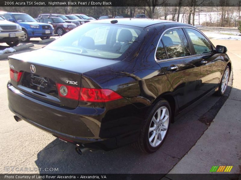 Nighthawk Black Pearl / Ebony Black 2006 Acura TSX Sedan