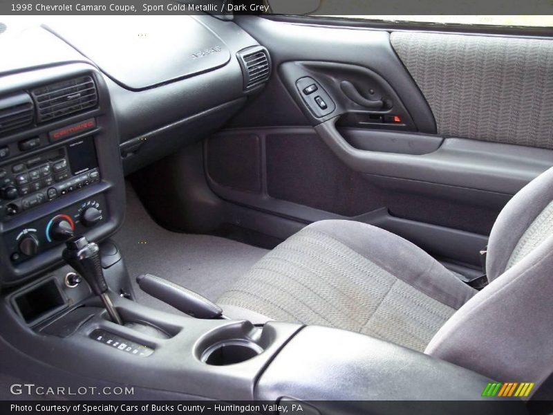 Sport Gold Metallic / Dark Grey 1998 Chevrolet Camaro Coupe