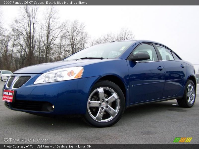 Electric Blue Metallic / Ebony 2007 Pontiac G6 GT Sedan