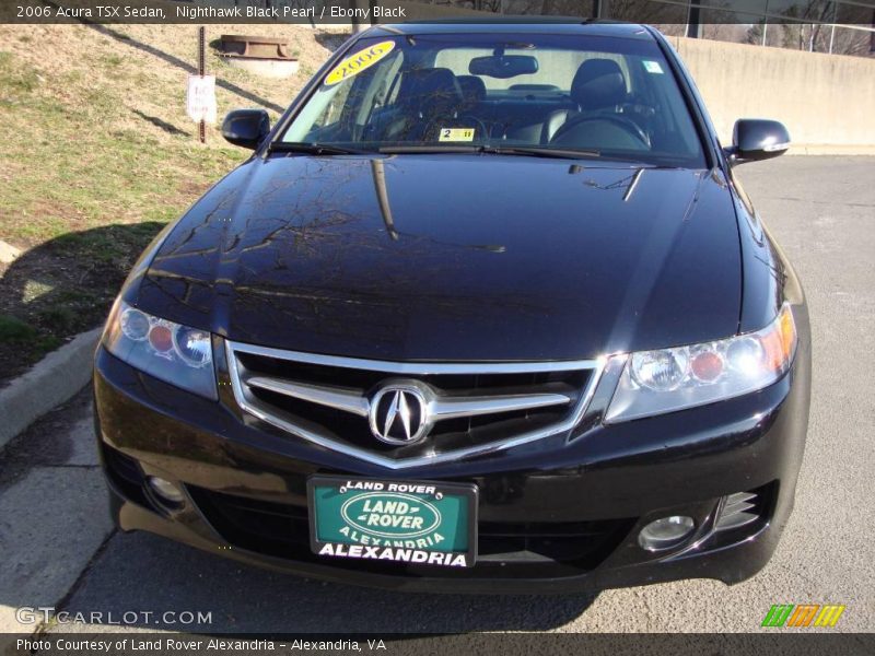 Nighthawk Black Pearl / Ebony Black 2006 Acura TSX Sedan