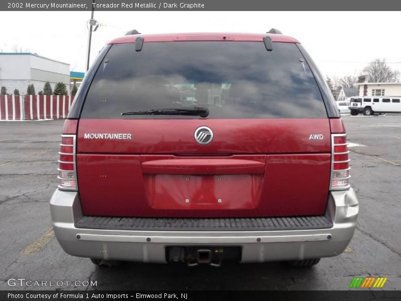 Toreador Red Metallic / Dark Graphite 2002 Mercury Mountaineer