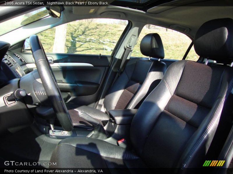 Nighthawk Black Pearl / Ebony Black 2006 Acura TSX Sedan